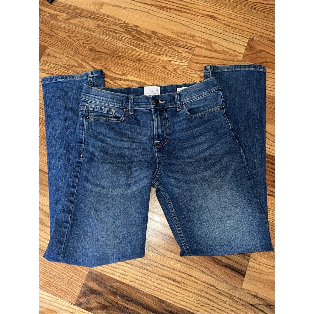 True Craft Youth Bootcut Jean, Dark Blue Denim Size 16